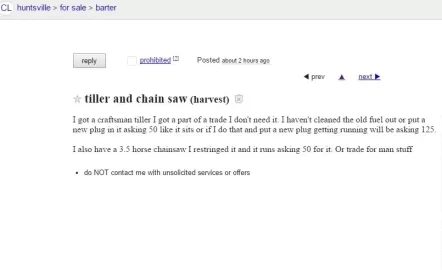 [Hearth.com] Craigslist laugh of the day.....