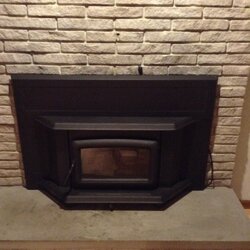 New large wood stove and  fireplace insert