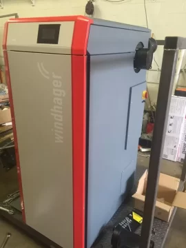 [Hearth.com] The Windhager PuroWIN wood chip boiler has arrived . . . . .