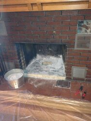 need help with drolet into old fireplace