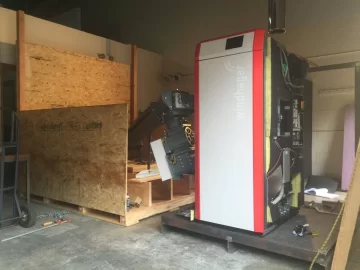 [Hearth.com] The Windhager PuroWIN wood chip boiler has arrived . . . . .