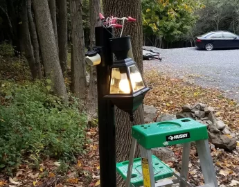 [Hearth.com] Installing driveway post lights this weekend,,any tips?