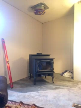 [Hearth.com] Manufactured home fireplace replacement complete!  Big thanks...