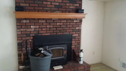 [Hearth.com] Remodeled my fireplace/insert!