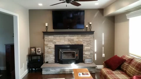 [Hearth.com] Remodeled my fireplace/insert!