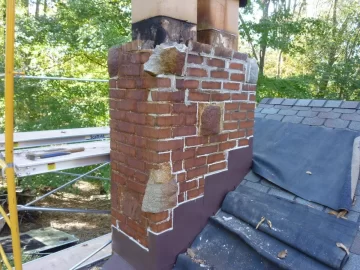 [Hearth.com] Time for a new chimney crown.