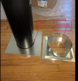 [Hearth.com] Installing New Lopi--Thimble Question--Photo Attached