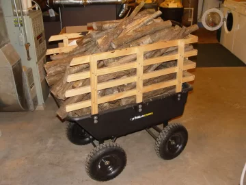 [Hearth.com] Best Cart To Move Cut Wood Around