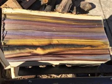 [Hearth.com] Split some "Pretty" bad wood today