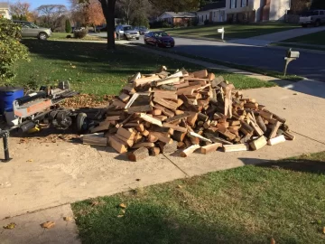 [Hearth.com] Split some "Pretty" bad wood today