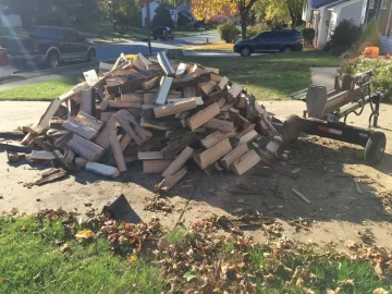 [Hearth.com] Split some "Pretty" bad wood today