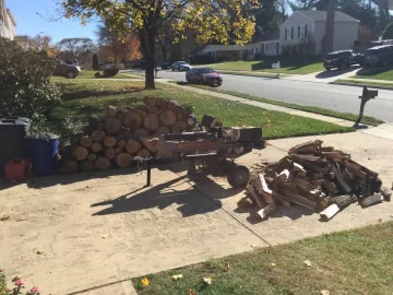 [Hearth.com] Split some "Pretty" bad wood today