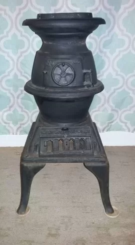 [Hearth.com] Atlanta Stove Works #40 Wood/Coal Antique Potbelly Stove