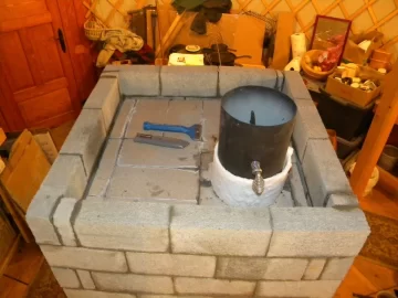 [Hearth.com] Stovepipe/Chimney for a masonry heater in a yurt