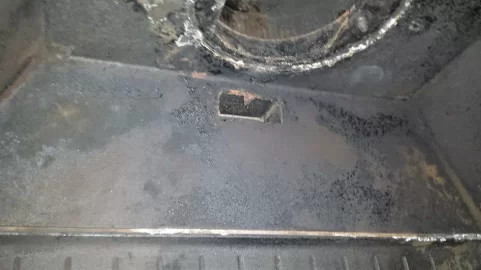 [Hearth.com] Rectangular Hole At Top Of Firebox - What Is This?