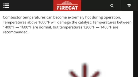 [Hearth.com] Too hot cat temp?