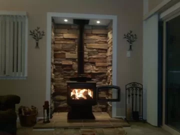 [Hearth.com] Got a little chilly (first fire)