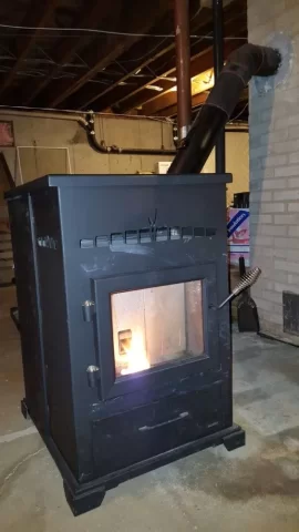 [Hearth.com] Install Pellet stove where former wood stove went