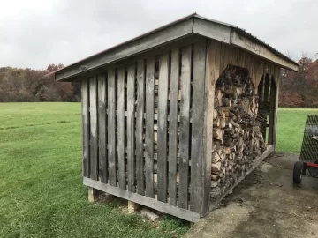 [Hearth.com] Crushed stone or raised floor for wood shed