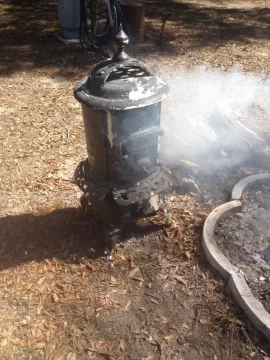 [Hearth.com] Rescuing An Old Silver Oak 215 Parlor Stove