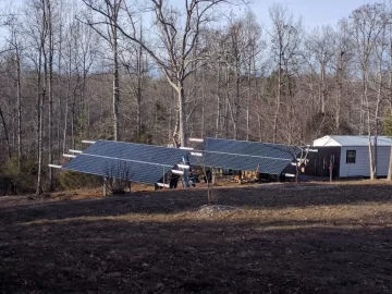 [Hearth.com] Ground-mount 9Kw solar install beginning today