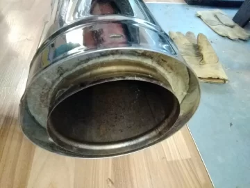 [Hearth.com] What brand of Class-A SS Chimney Pipe is this? (with pics)