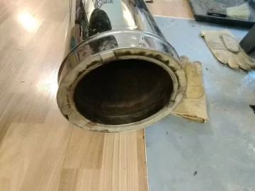 [Hearth.com] What brand of Class-A SS Chimney Pipe is this? (with pics)