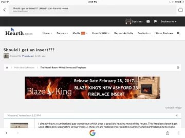 [Hearth.com] Should I get an insert???