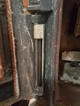 [Hearth.com] Jotul Firelight 12 door removal.