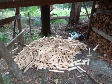 [Hearth.com] Filled the wood shed this week.