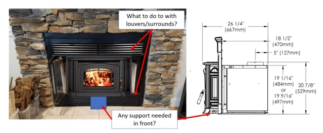 [Hearth.com] Ideas for Raised Insert Install in a Pre-Fab Heatilator