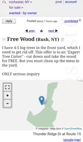 [Hearth.com] Craigslist laugh of the day.....