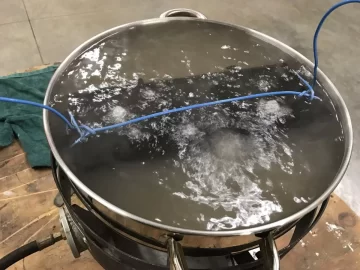 [Hearth.com] Cleaning a catalytic combustor with vinegar bath