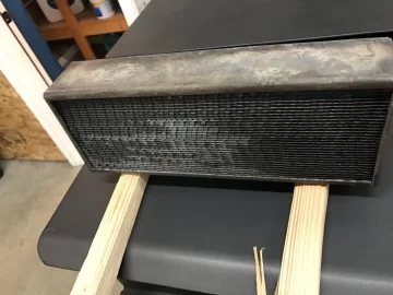 [Hearth.com] Cleaning a catalytic combustor with vinegar bath