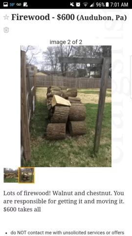 [Hearth.com] Craigslist laugh of the day.....