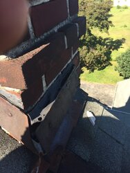 Slightly leaning Chimney question