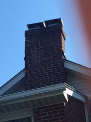 Slightly leaning Chimney question