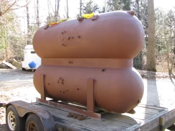 [Hearth.com] Best Way to stack 1000 gal propane tanks