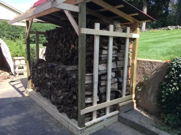 [Hearth.com] Wood Shed: over or under built.