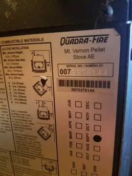 [Hearth.com] Quadrafire Mount Vernon AE ignitor issues