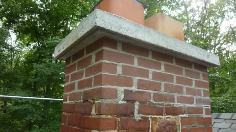 [Hearth.com] Time for a new chimney crown.