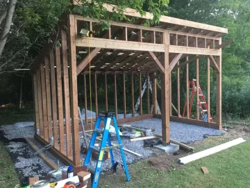 [Hearth.com] Wood Shed In Progress