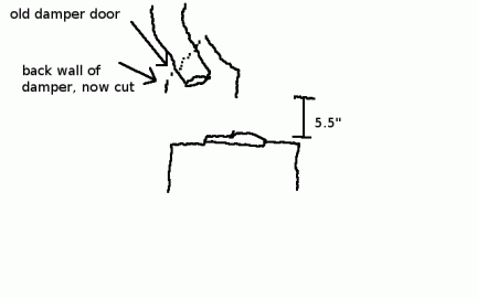 [Hearth.com] Insert connector to flexible pipe