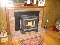 [Hearth.com] It's in!!!  Homestead Hearth Mount w/surround  PICS Attached