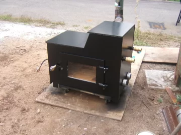 [Hearth.com] Home made wood stove.