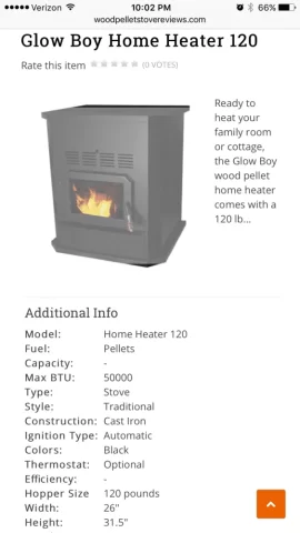 [Hearth.com] Did this pellet stove shrink?