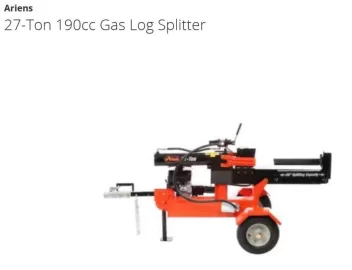 [Hearth.com] Log splitter from big box store?