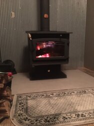 New wood stove new house