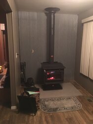 New wood stove new house