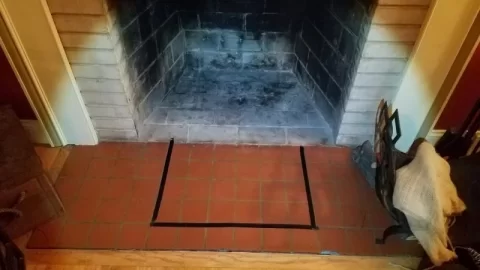 [Hearth.com] Wood stove in fireplace